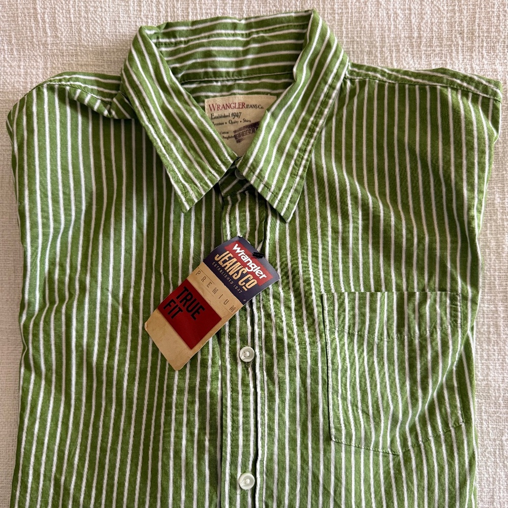 Wrangler Extra Large Mens Cotton Long Sleeve Shirt